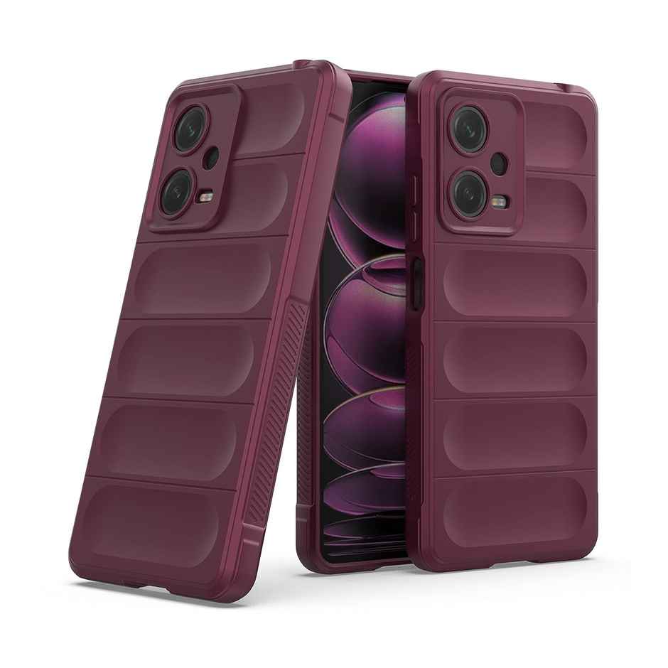 Zapcase Back Cover for Redmi Note 12 5G, Poco X5 5G | Magic-Plum