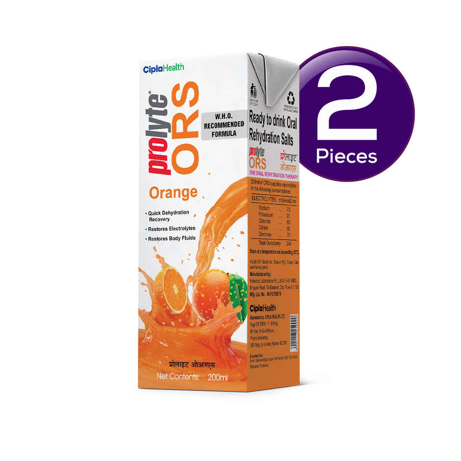 Prolyte ORS Liquid - Orange Flavour Combo