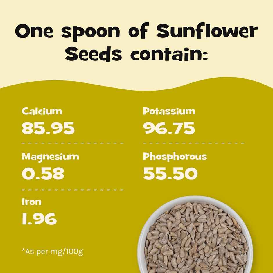 NOURISH YOU Organic Sunflower Seeds Sunflower Seeds - Raw Sunflower Seeds for Eating
