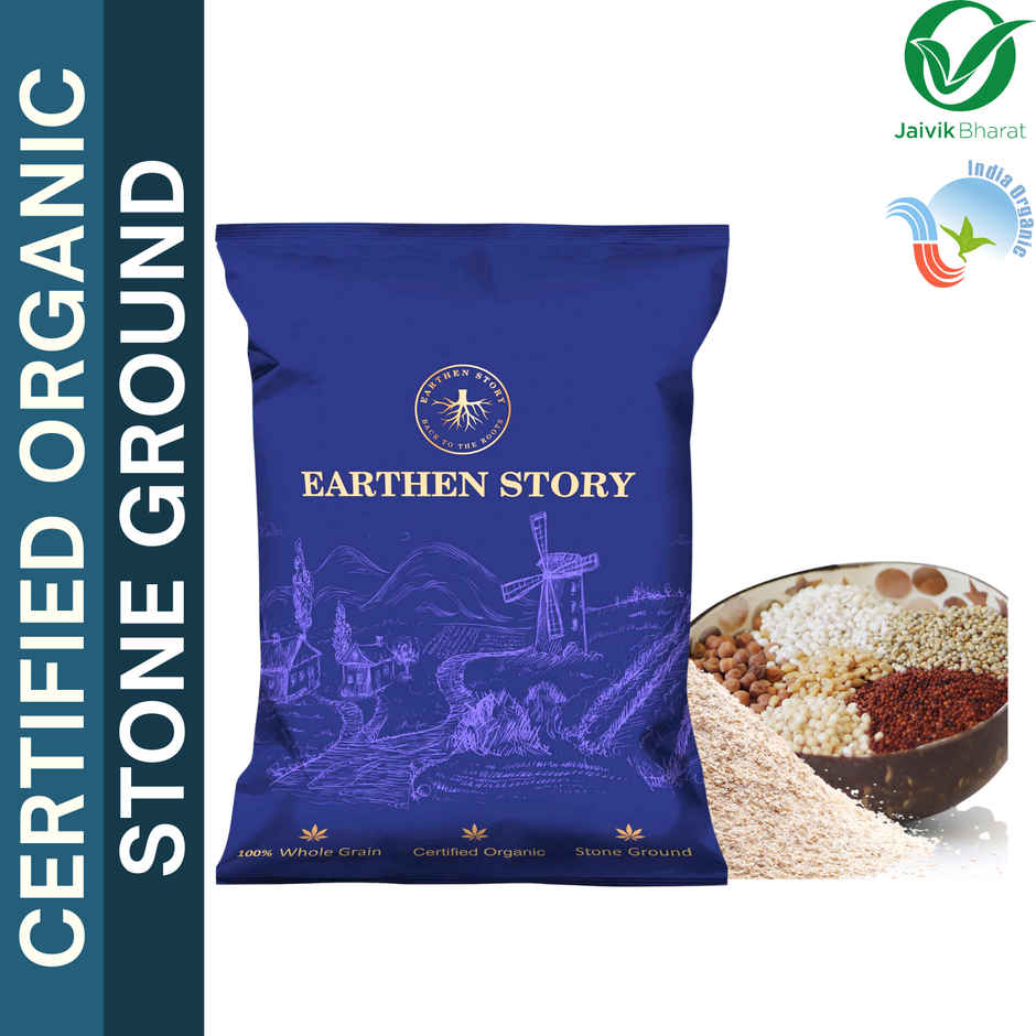 Earthen Story Certified Organic Multigrain Atta