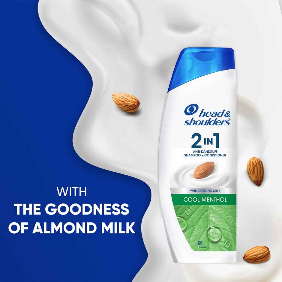Head & Shoulders 2-In-1 Cool Menthol Anti Dandruff Shampoo + Conditioner For Women & Men