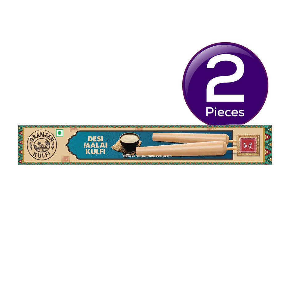 Grameen Desi Malai Kulfi Ice Cream Stick Combo