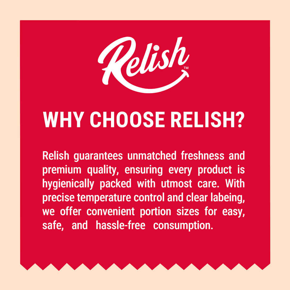 Relish Chicken Curry Cut Without Skin (500g) & Relish White Eggs - Pack Of 6 (6pc) Combo 