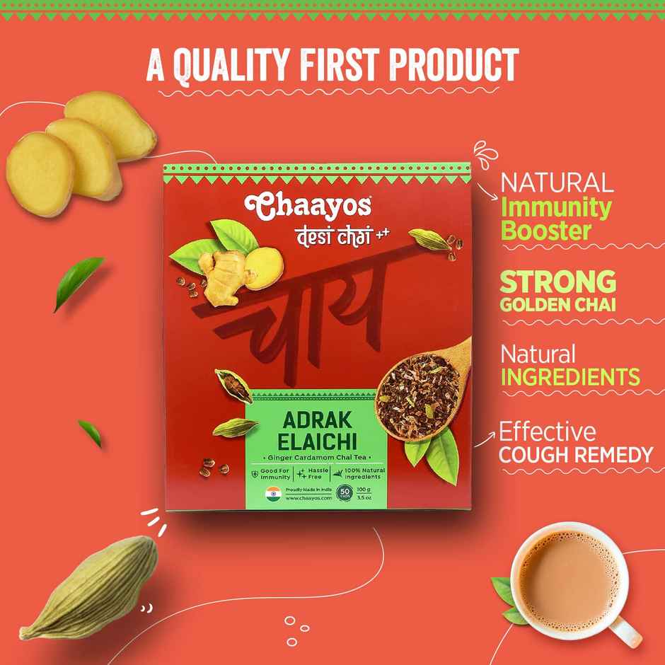 Chaayos Ginger Cardamom Tea