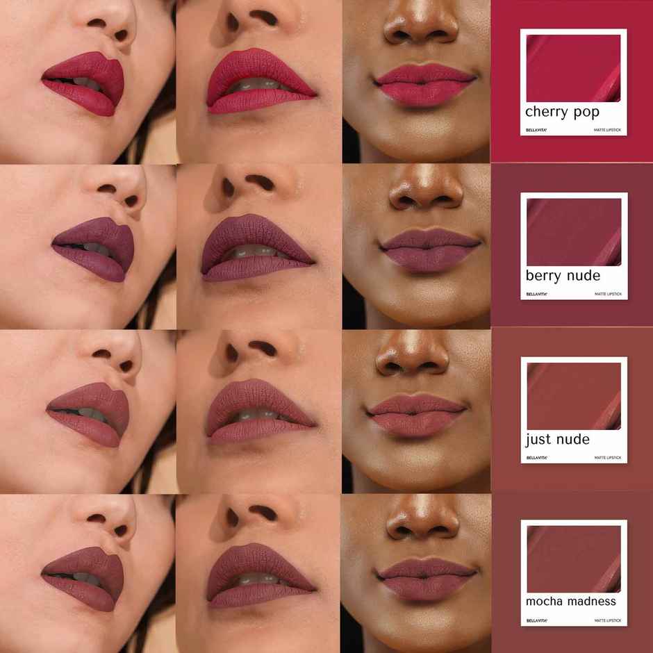 Bella Vita Mini Kiss Proof Liquid Lipsticks Set of 4 Gift Box