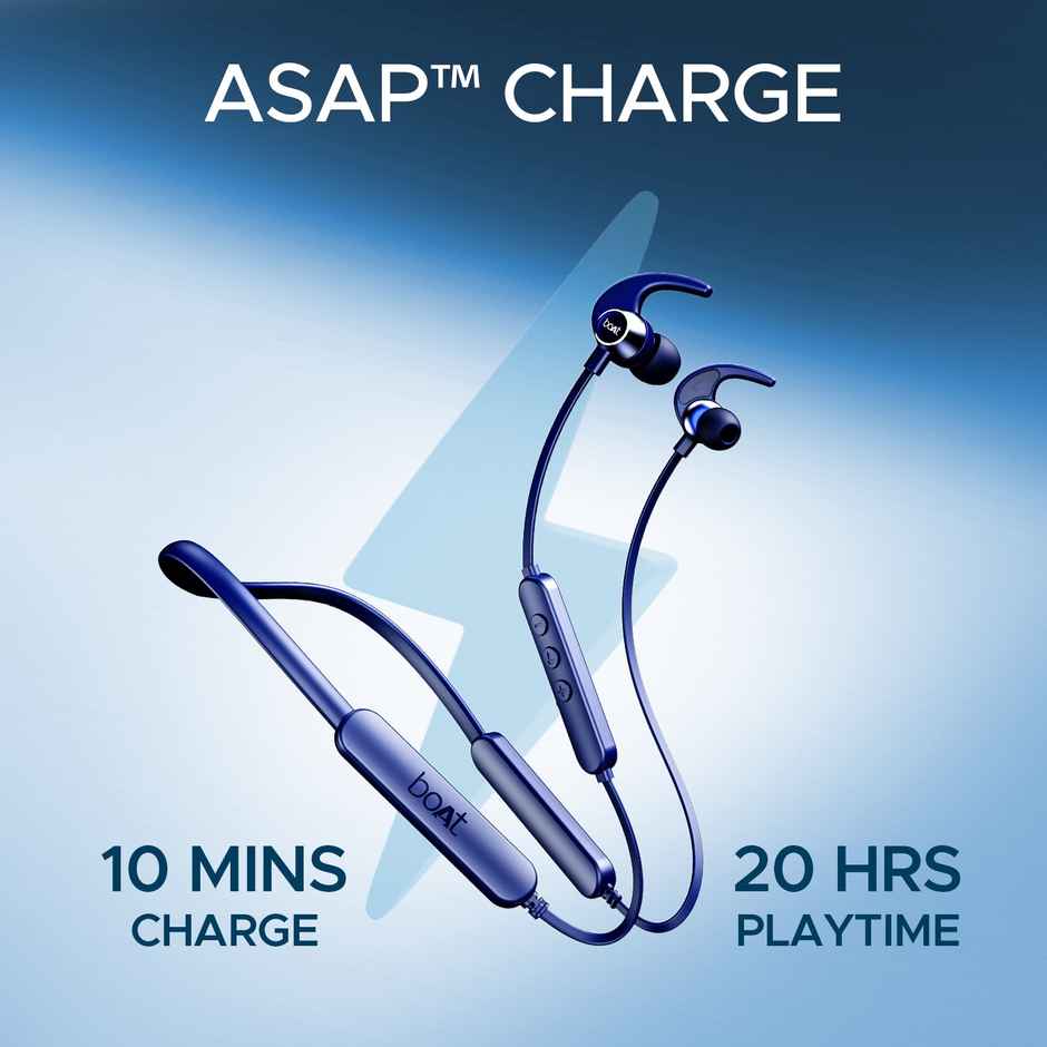 boAt Rockerz 258 Pro+ w/Upto 60 Hours Playback, ASAP Charge(10 Mins=20 Hours)(Navy Blue)