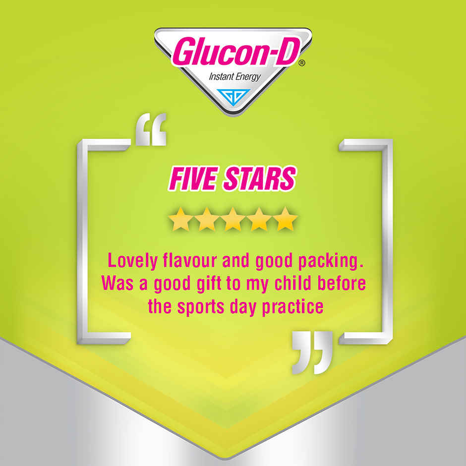 Glucon-D Nimbu Pani with 3 Benefits of Energy, Recovery, and Immunity