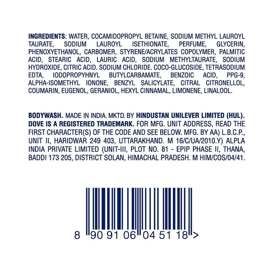 Dove Deeply Nourishing Body Wash