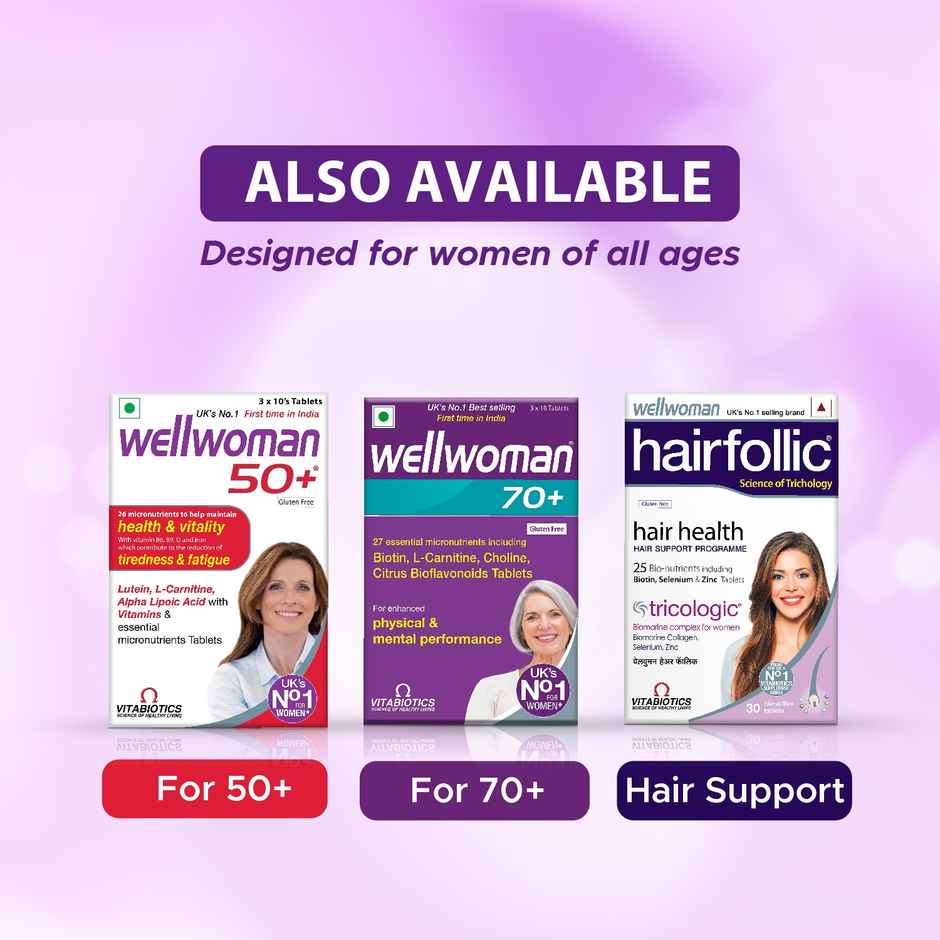 Wellwoman Capsules Help To Maintain Health And Vitality And Overall Wellbeing