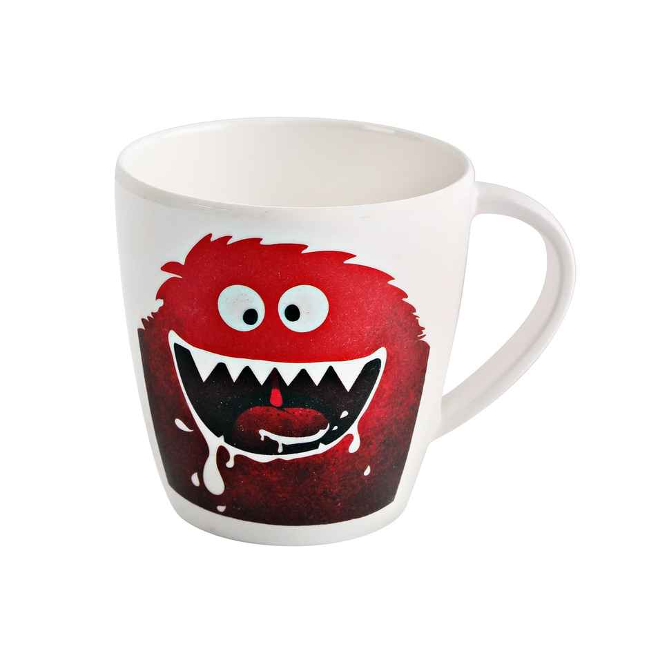 Cello Melamine Joycee Mugs, 200ml, Milk Monster design(Set of 4) | Assorted 