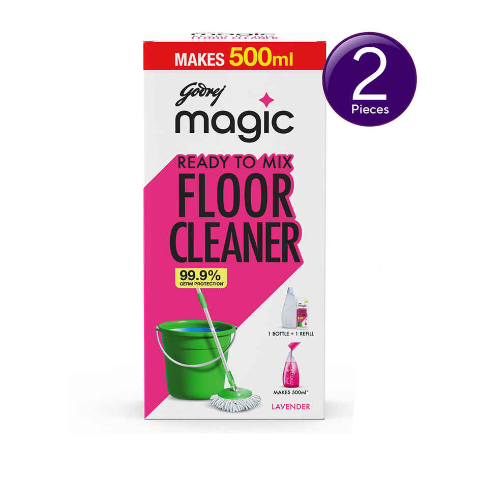 Godrej Magic Lavender Ready To Mix Floor Cleaner Combo 