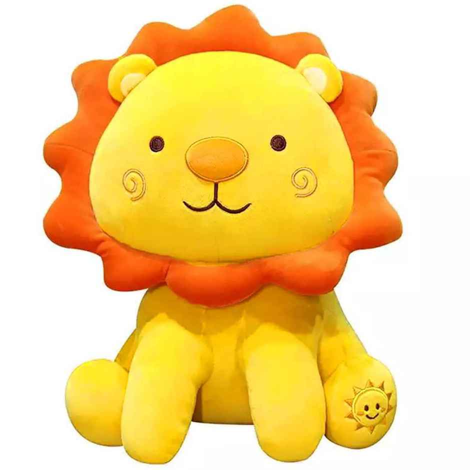 Dearjoy Sunflower Lion Soft Toy - Yellow, 32Cm