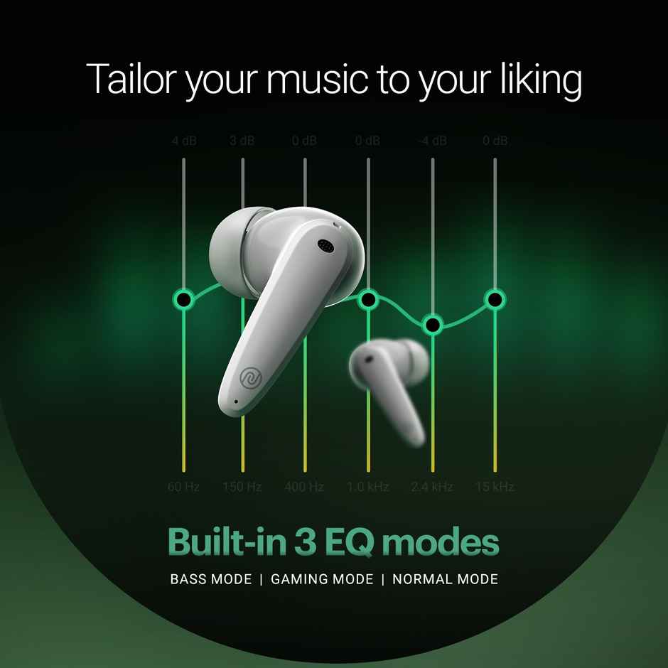 Noise Buds VS404 Truly Wireless Bluetooth Earbuds - Snow White