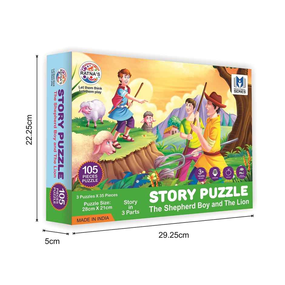 Ratna's Story Puzzle Shepherd Boy & The Lion