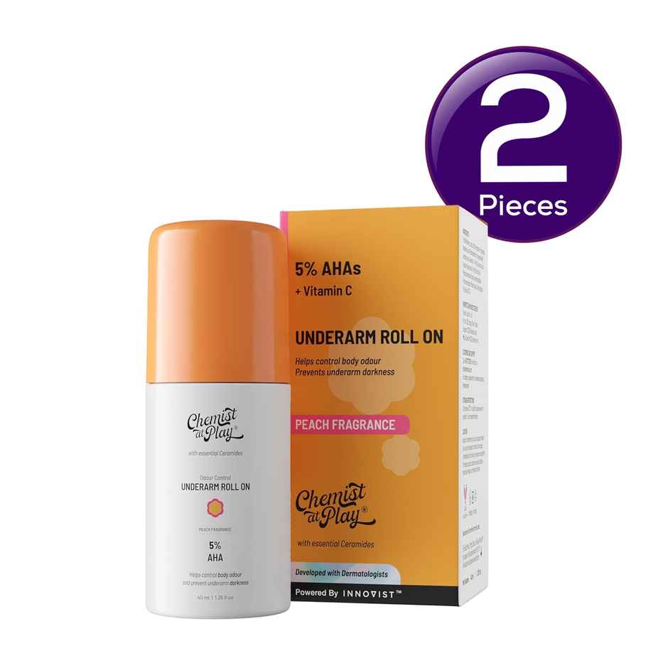Chemist at Play Underarm Roll On - Peach Combo