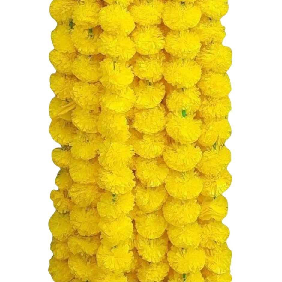 Flower String | Marigold Toran For decoration | Yellow | Pichai
