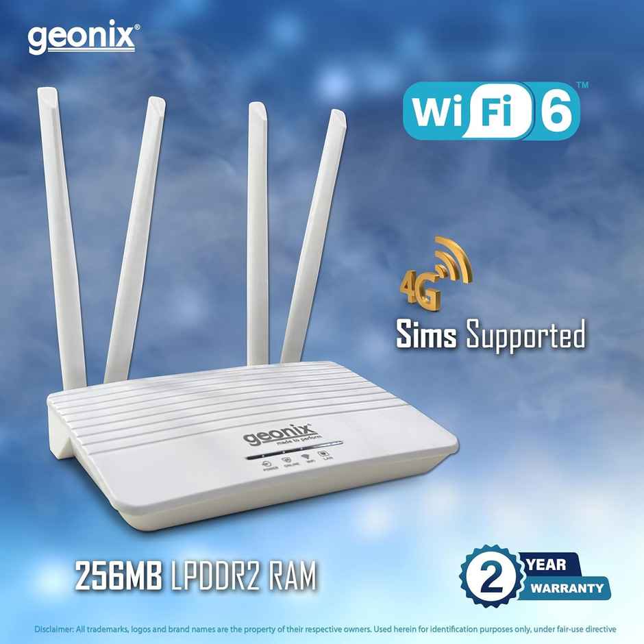 Geonix Wireless Router 4G