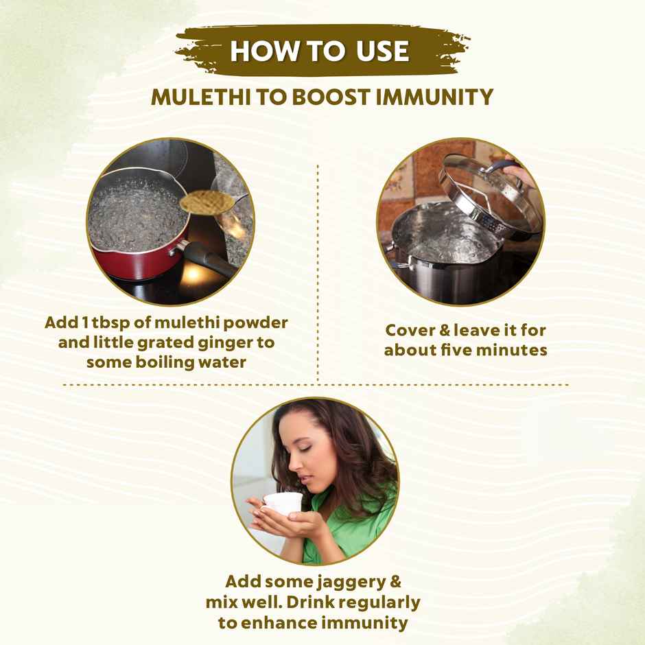 Bio Organic Natural Mulethi Powder by Indus Valley for Hair Fall Control&Glowing Skin DIY Face Pack