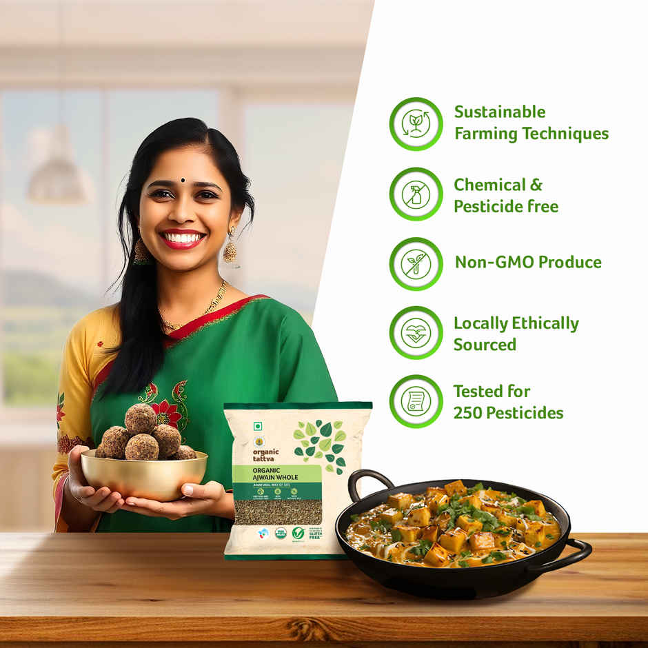 Organic Tattva Ajwain Whole