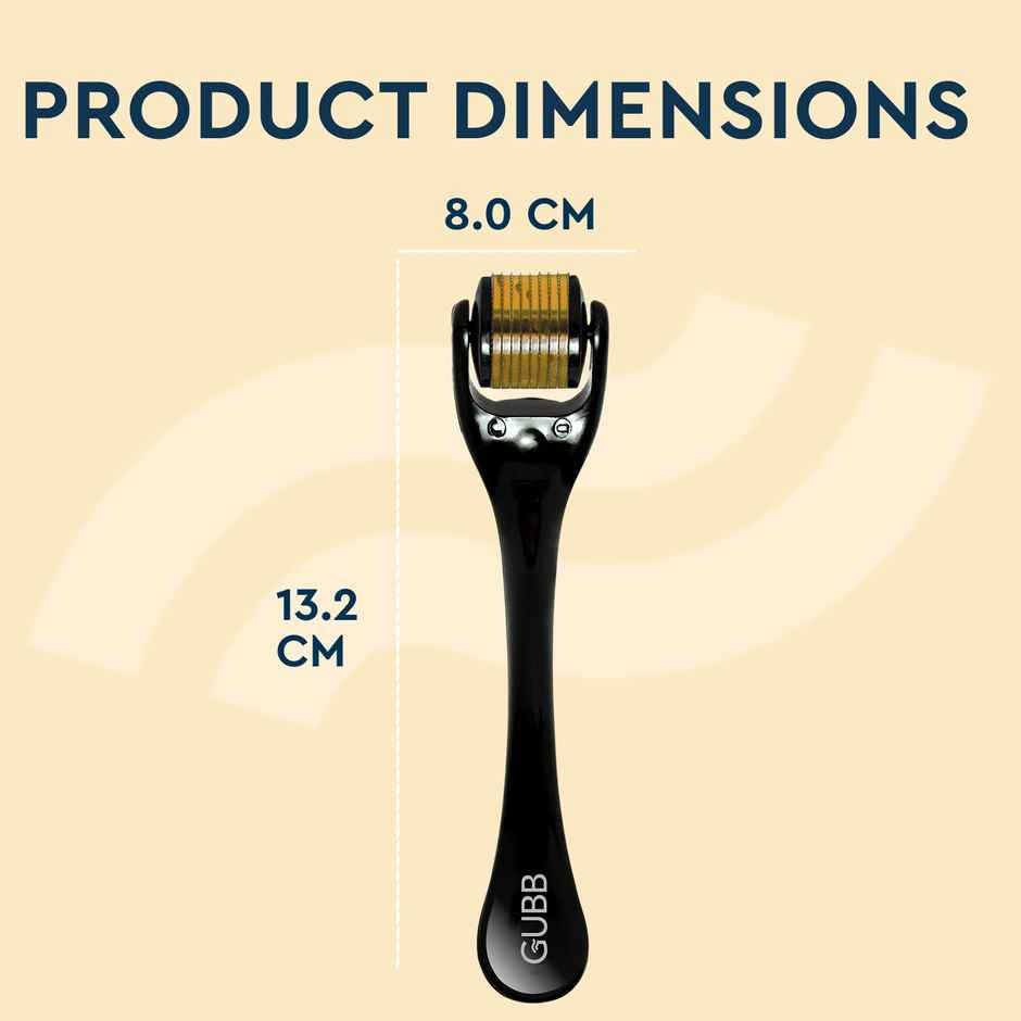 Gubb Derma Roller Golden Black