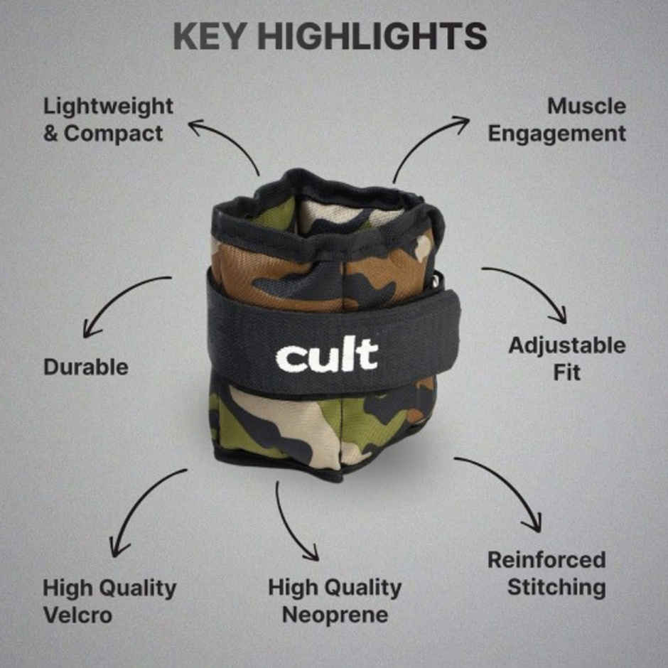 Cult Ankle Weight 0.5kg | Camouflage