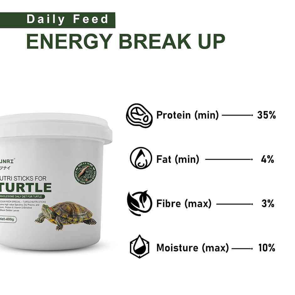 Tunai 3In1 Turtle Food