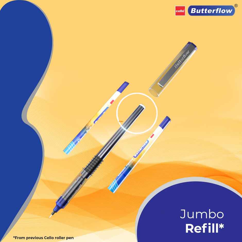 Cello Butterflow Classic Roller Pen With Refill