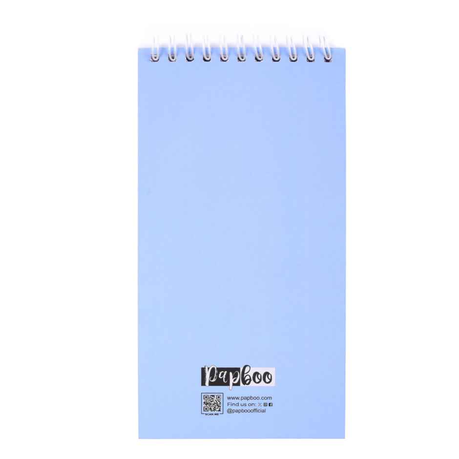 Papboo To-Do List With 80 Planing Pages 4*8 Inches, 70 Gsm Paper - Sky Blue