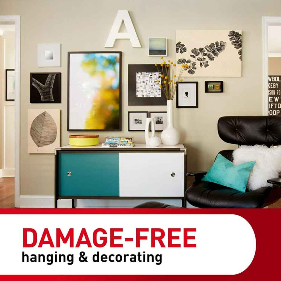 Command Picture Hanging Hooks | Silver