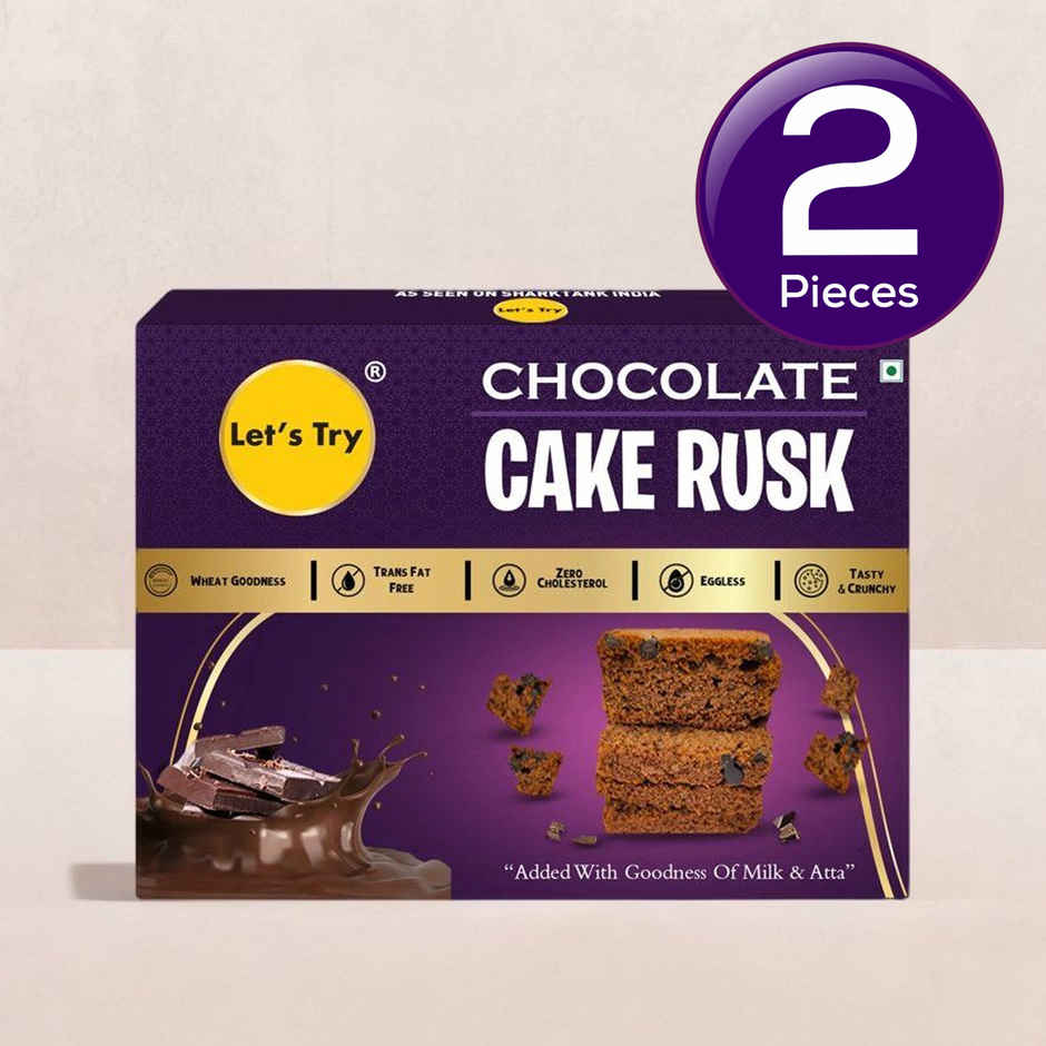 Let's Try Chocolate Cake Rusk | Trans Fat-free Combo