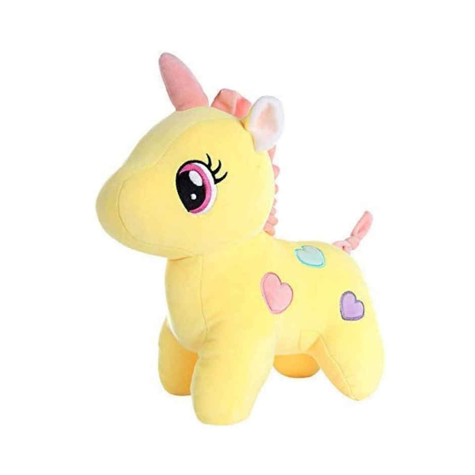 Sterling Unicorn Teddy Bear Plush Soft Toy Animal Baby Boys & Girls 25 Cm - Yellow
