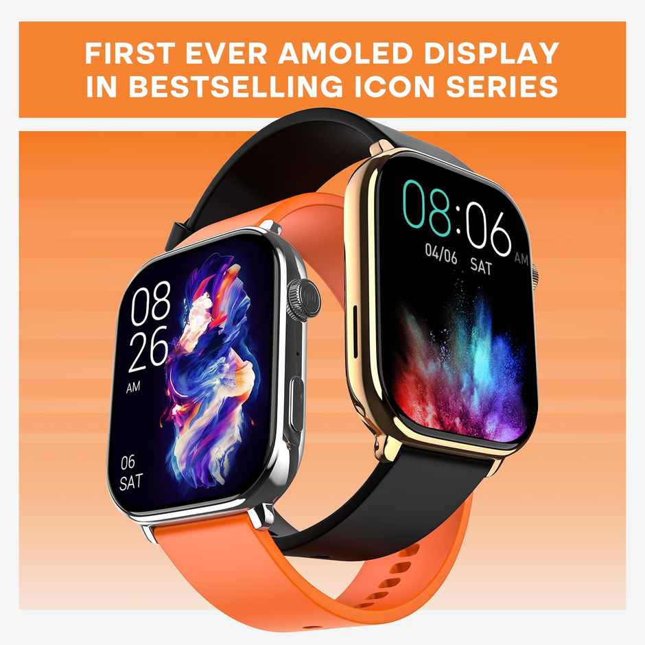 Noise ColorFit Icon 4 Smartwatch | Midnight Gold