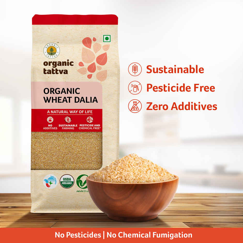Organic Tattva Organic Wheat Dalia