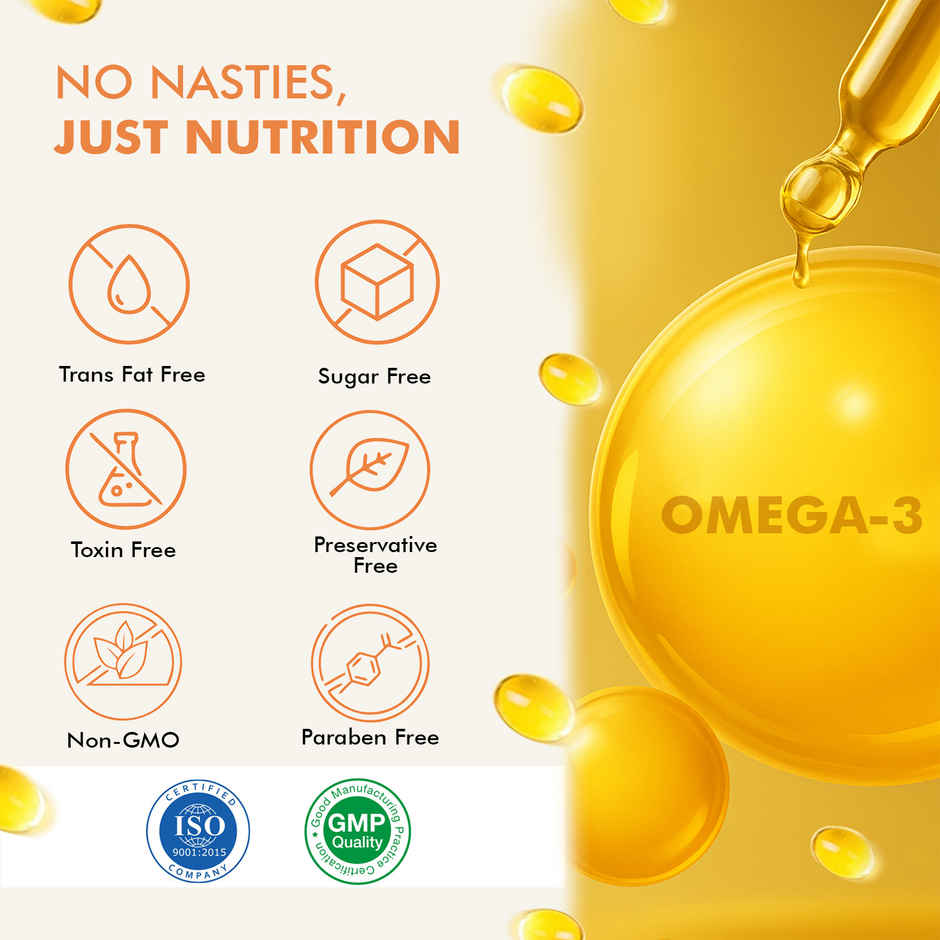 COD Liver Oil Capsule with Omega 3 Help Reduce Joint Pain & Support Heart Health