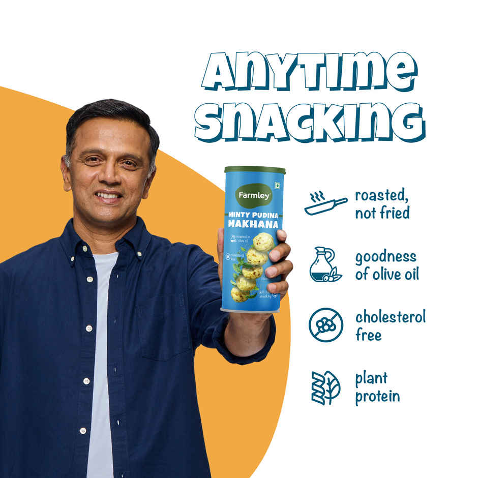 Farmley Minty Pudina Makhana Roasted In Olive Oil