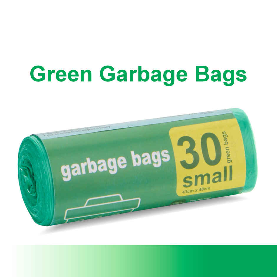 Smart One Garbage Bag Roll Green - Small - 17 x 19 Inch