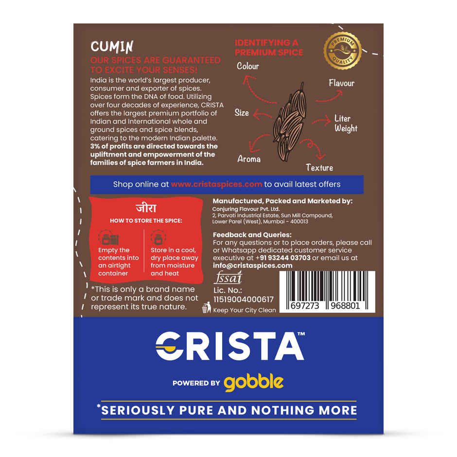 CRISTA Cumin Seed