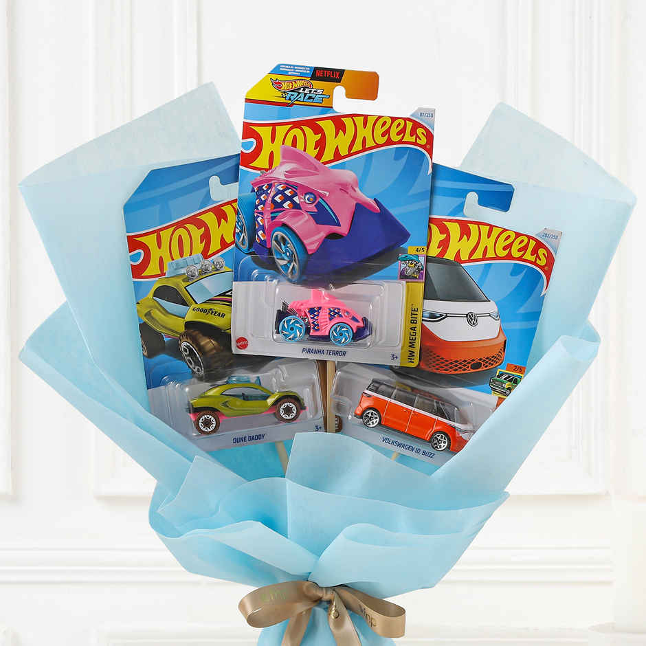 Hot Wheels Toy Car Bouquet Arrangement | Ideal for Gifting | FNP