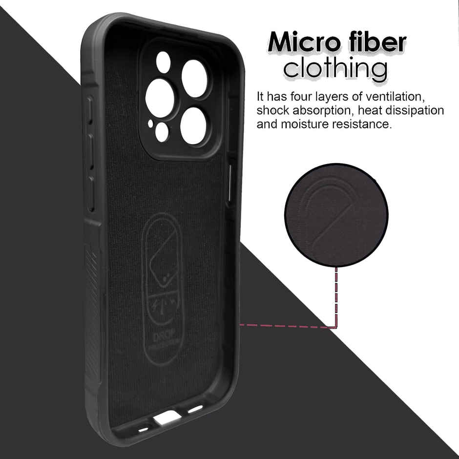 Artistque Case For Iphone 15 Pro Back Cover | Liquid Stripe Cover Silicone