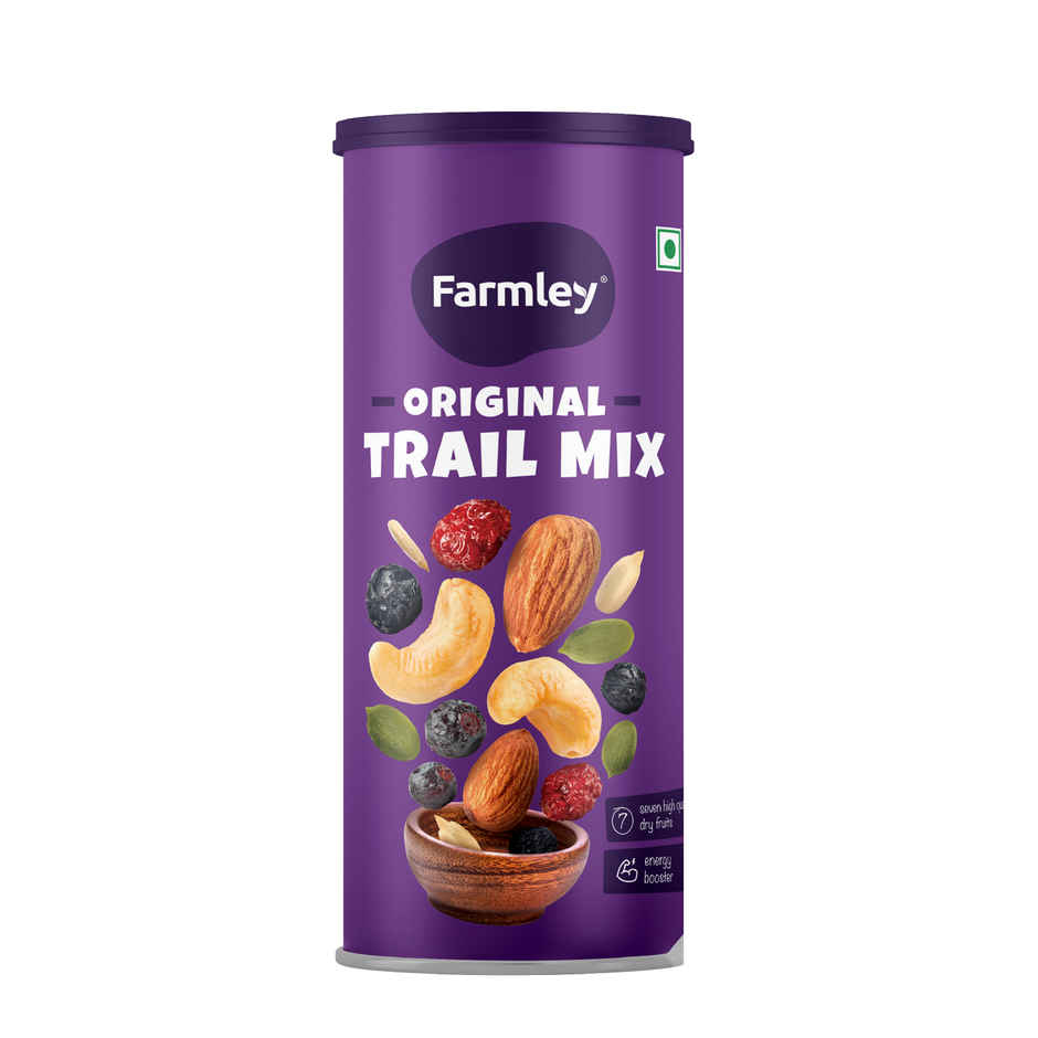 Farmley Trail Mix Dry Fruit- Almonds, Cashews, Cranberries, Blueberries, Blackcurrant & More