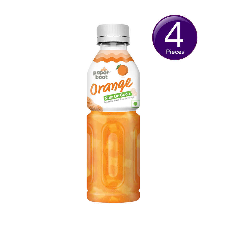 Paper Boat Orange Juice | Juicy Sips, Chewy Bites | Refreshing Fruit Drink Combo 