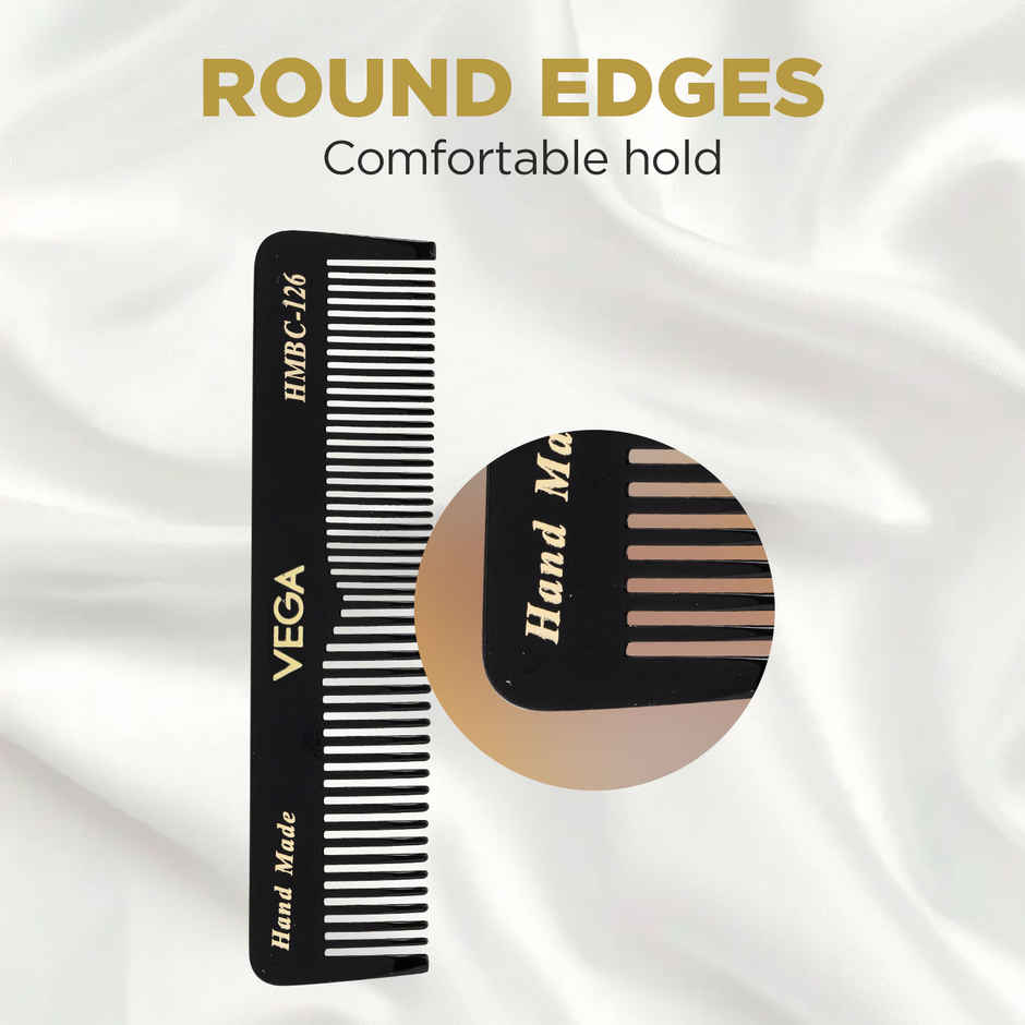 VEGA Pocket Hair Comb for Men and Women, (HMBC-126) | 12.5 X 3 cm