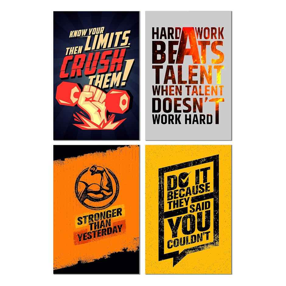 Paper Plane Design Wall Posters For Office Decor | Set of 10 | Size | 12 Inch x 18 Inch | D70