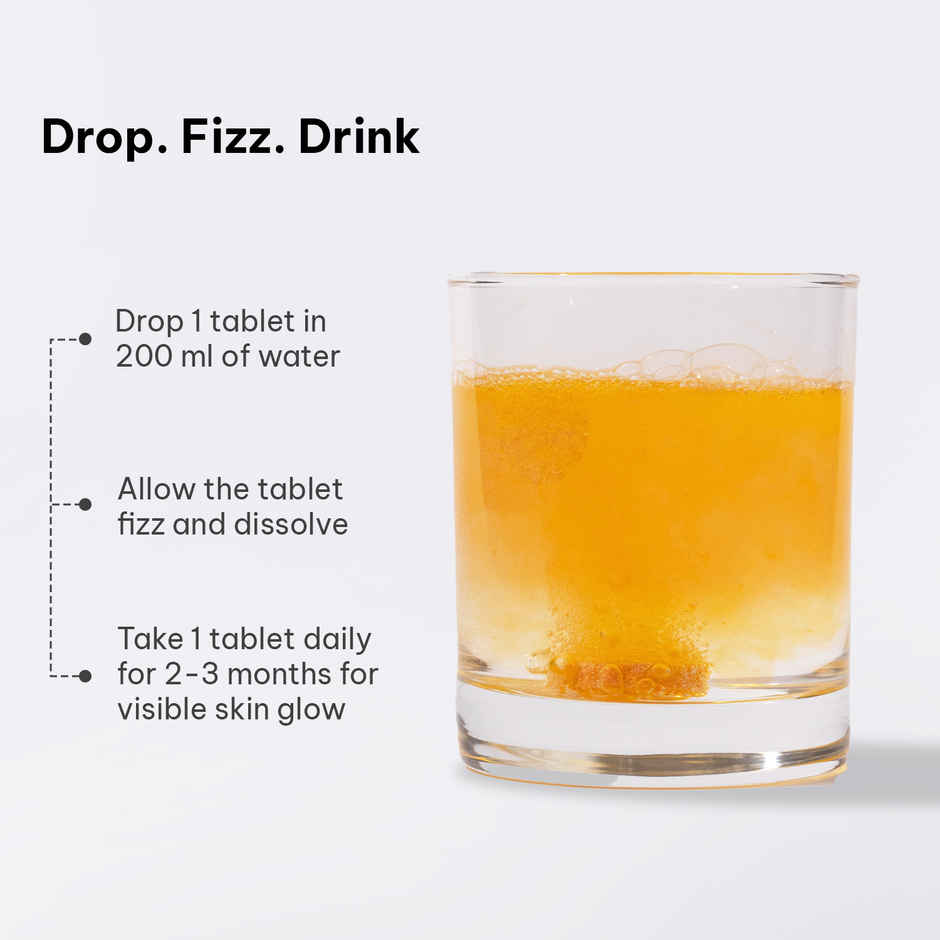 hk vitals Glutathione (Orange, 15 Effervescent Tablets)