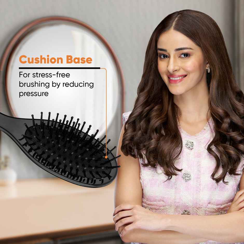 VEGA Cushioned Hair Brush For Men And Women | All Hair Types | R3-CB
