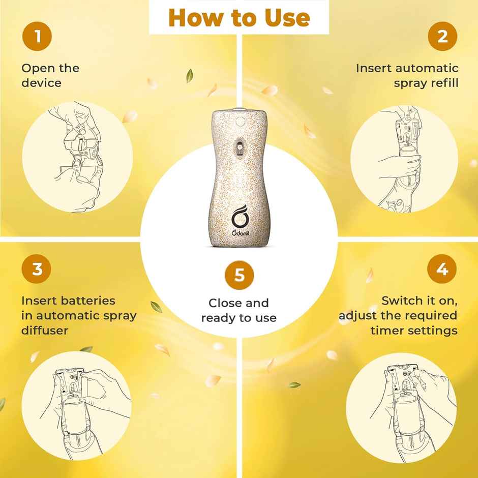 Odonil Exotic Gold Jasmine Room Freshener Automatic Spray