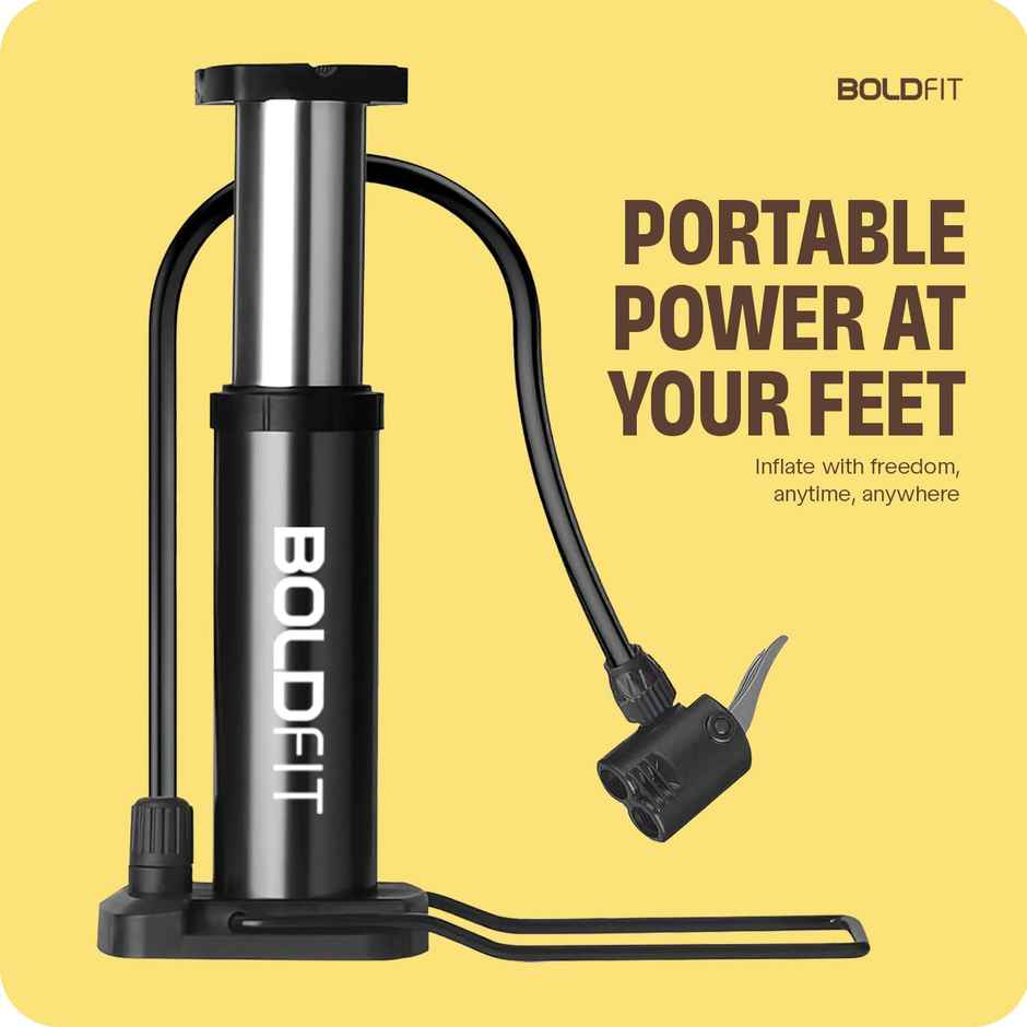 Boldfit Cycle Pump For Bicycle And Bike Foot Balloon Pump Machine