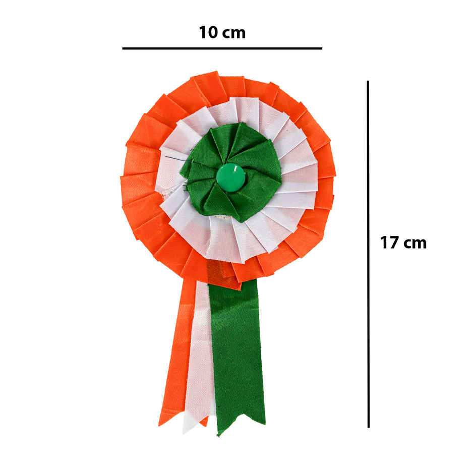 Tricolour Fabric Brooch | Pack of 2 | Bright Storey