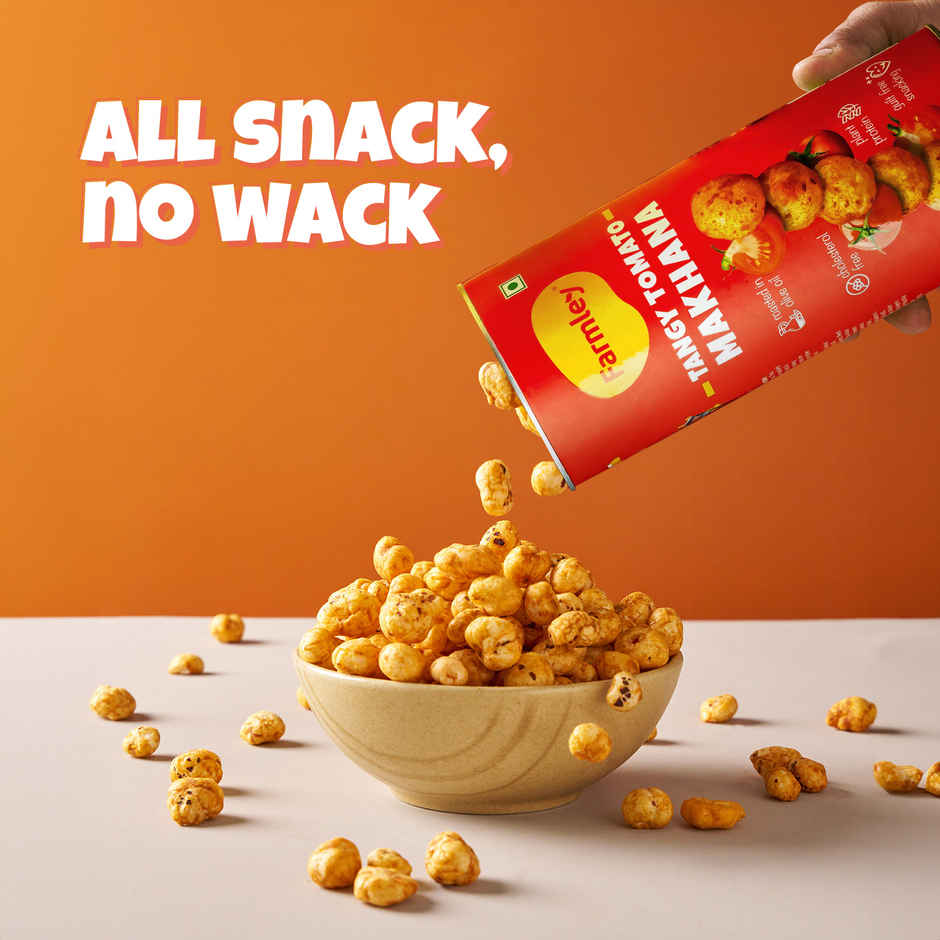 Farmley Tangy Tomato Makhana Roasted In Olive Oil