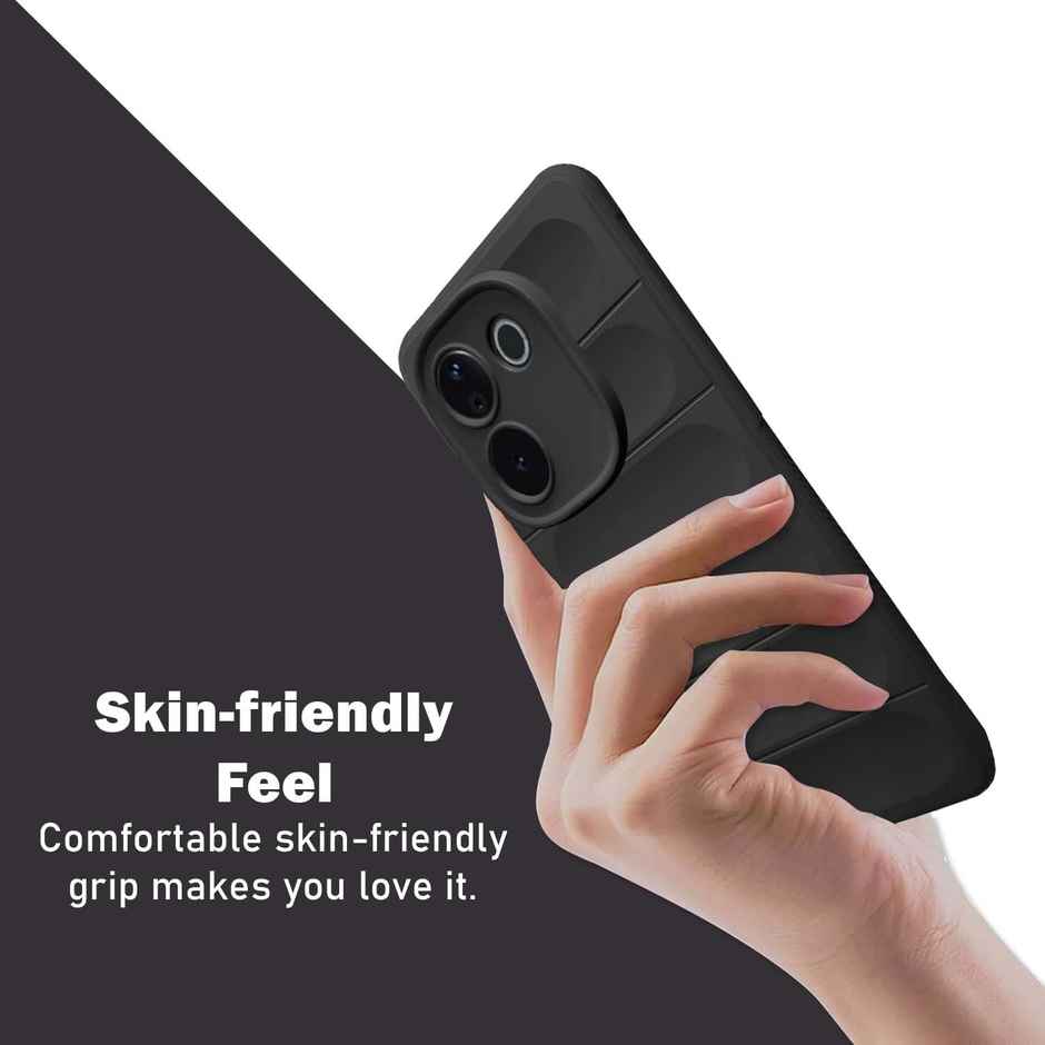 Artistque Case For Vivo T3 Pro 5g / Iqoo Z9s Pro 5g Back Cover | Liquid Stripe Cover Silicone